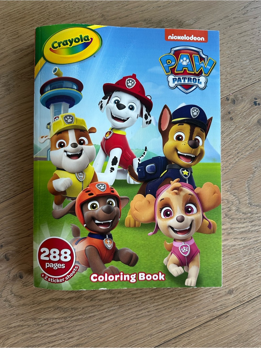 Crayola Paw Patrol Coloring Book - Green, Blue, Red, Yellow, Pink